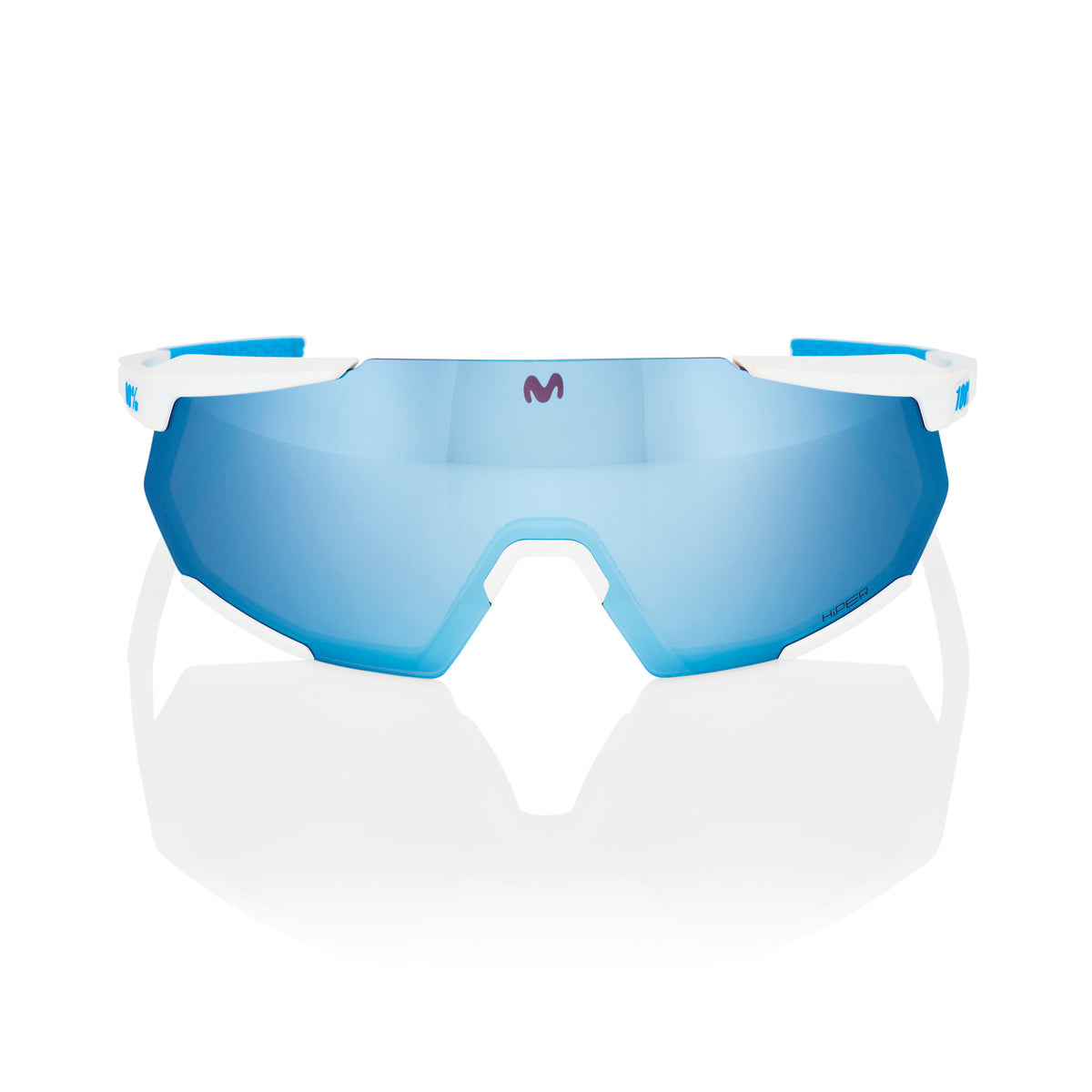 RACETRAP 3.0 - Movistar Team White - HiPER Blue Multilayer Mirror Lens